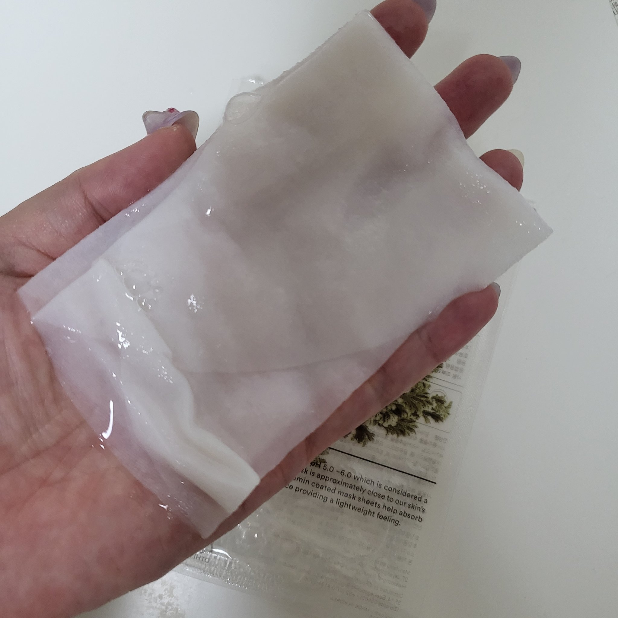 弱酸性PHシートマスク 復活草フィット/Abib /シートマスク・パックを使ったクチコミ（3枚目）