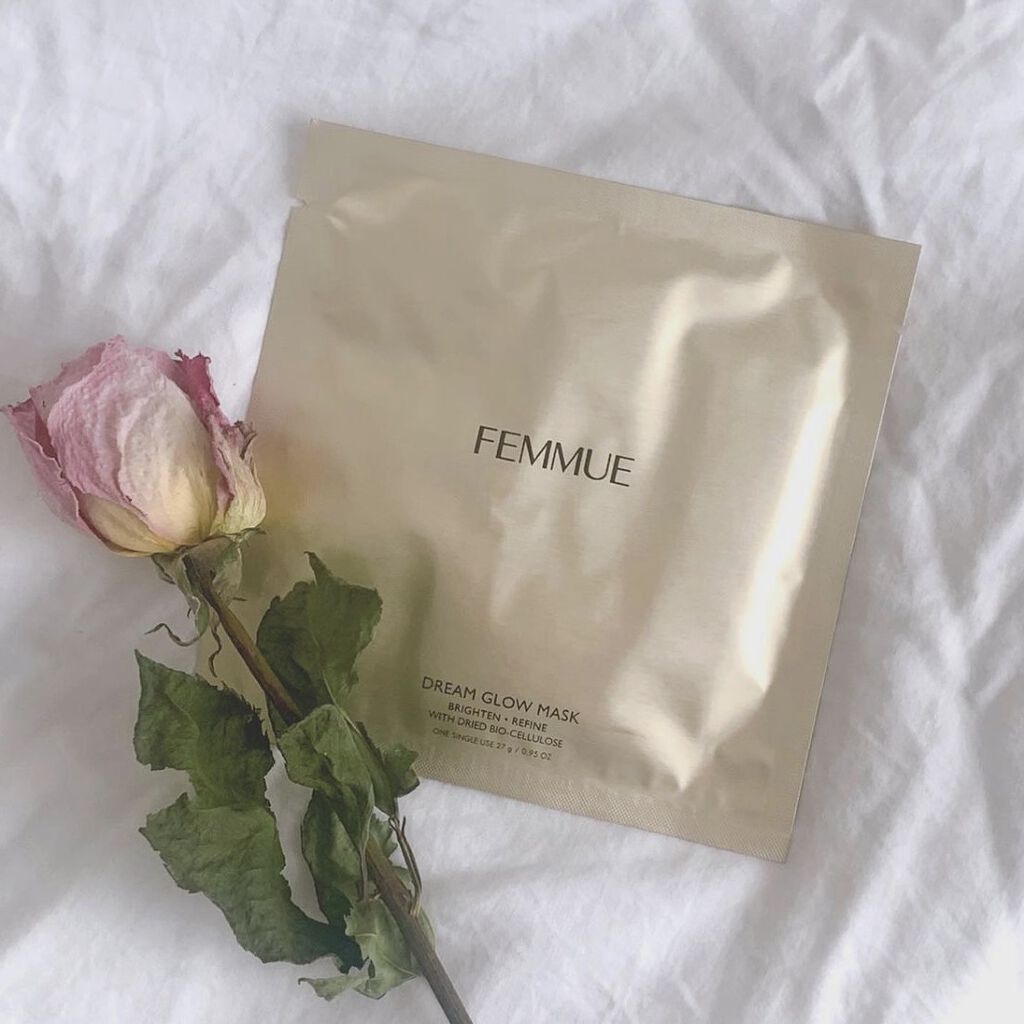 ドリームグロウマスク(BR)/FEMMUE/シートマスク・パックを使ったクチコミ（1枚目）