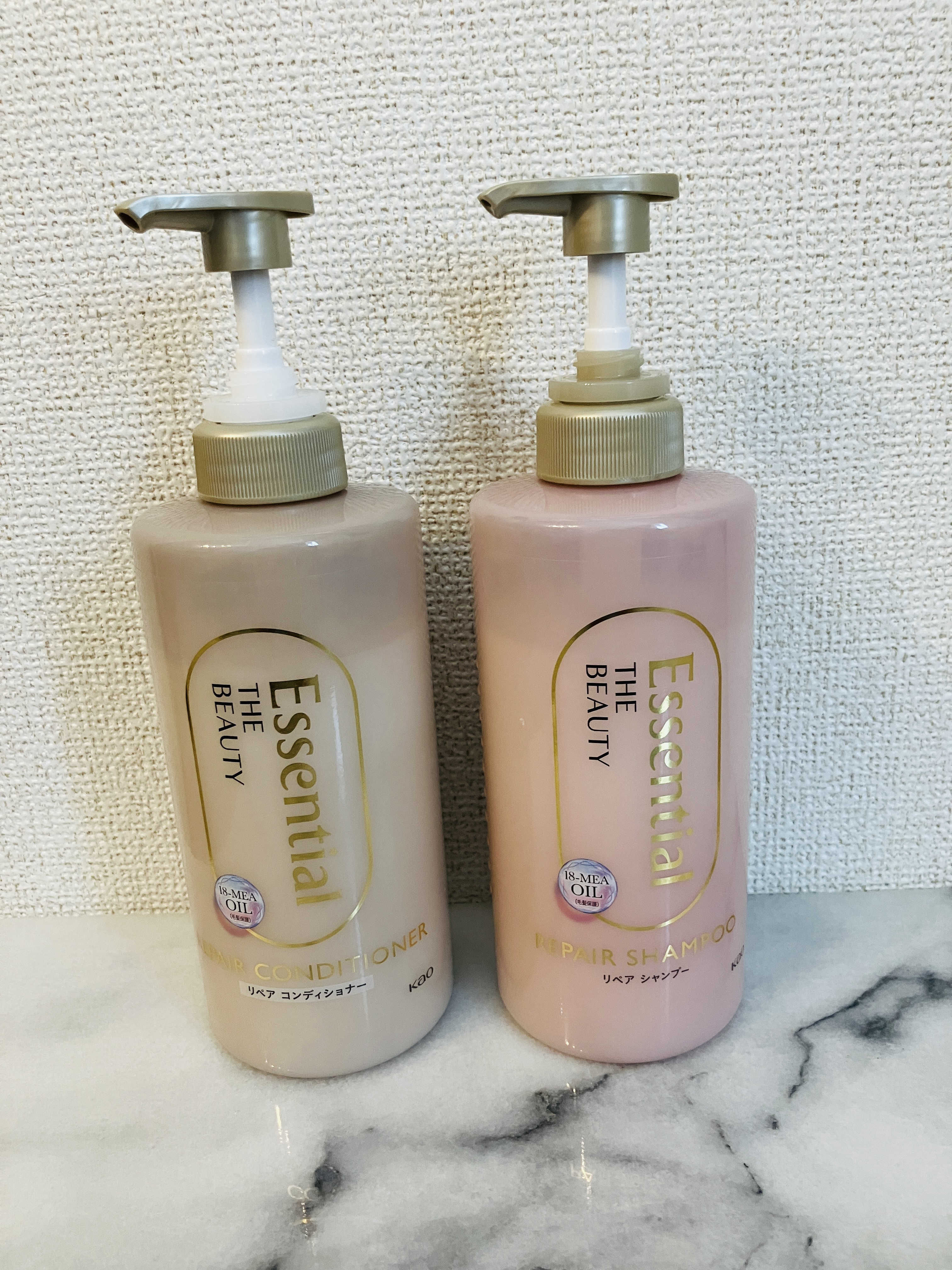 ザビューティ リペアシャンプー・コンディショナー/エッセンシャル/市販シャンプーを使ったクチコミ（1枚目）