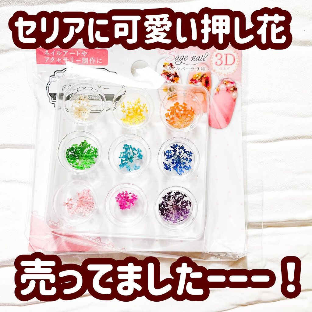 minoa on LIPS 「簡単すぎる押し花アート!オールセリア❤️セリアで見つけた押し花..」(2枚目)