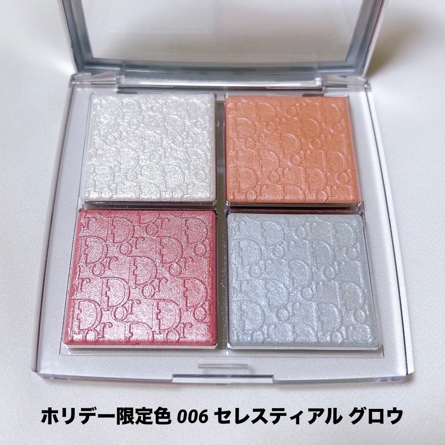 ディオール バックステージ フェイス グロウ パレット/Dior/ハイライトを使ったクチコミ(3枚目)