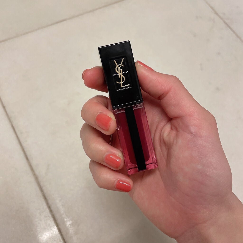 ルージュ ピュールクチュール ヴェルニ ウォーターステイン/YVES SAINT LAURENT BEAUTE/口紅を使ったクチコミ(3枚目)
