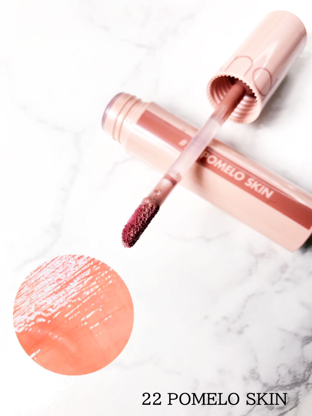 ジューシーラスティングティント/rom&nd/リップティントを使ったクチコミ（3枚目）