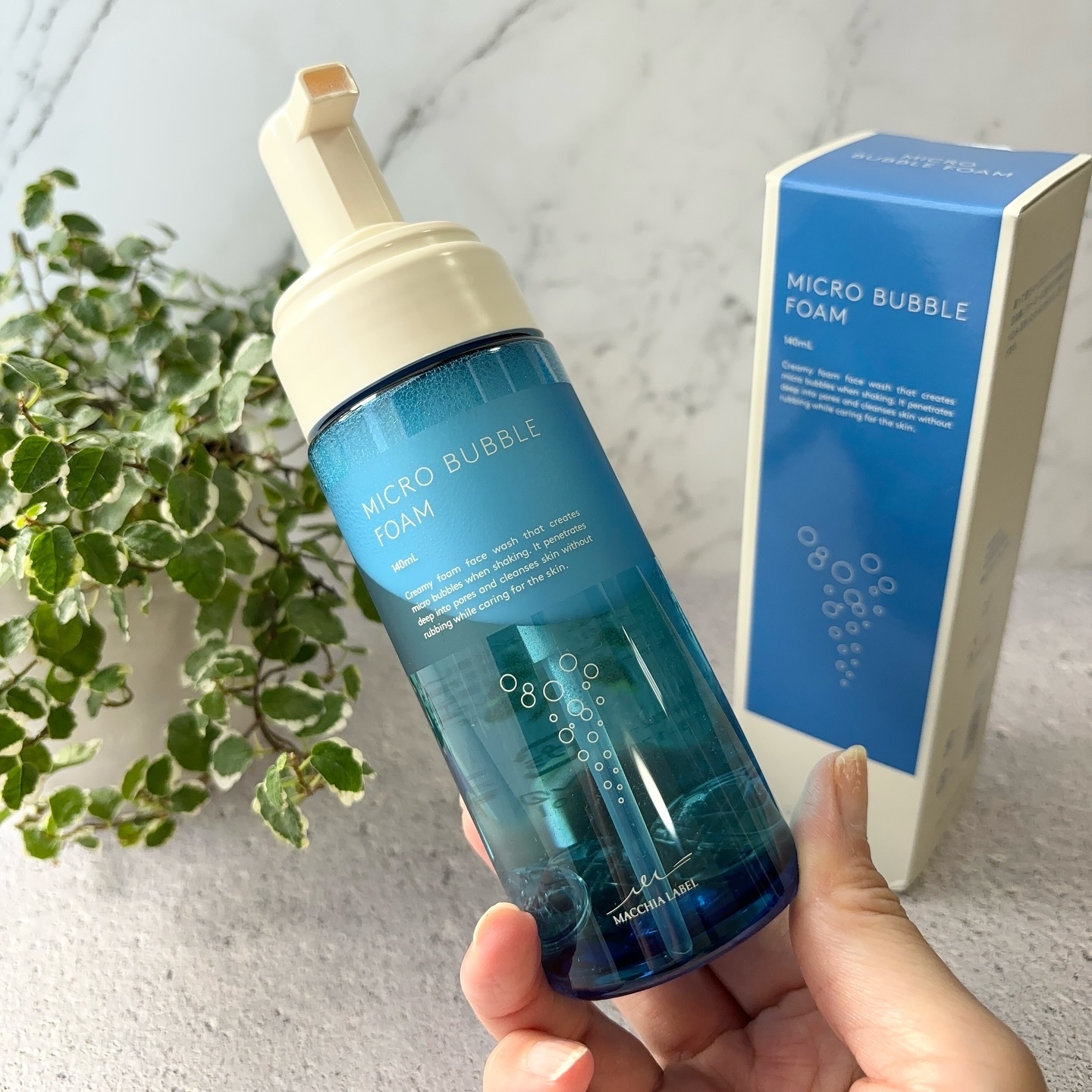 マイクロバブルフォームａ/Macchia Label/泡洗顔を使ったクチコミ（2枚目）
