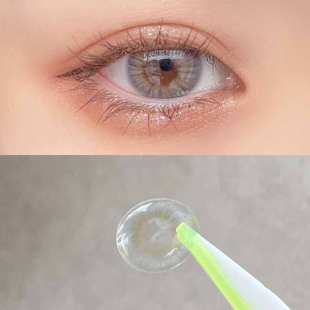 エアリス(Heiress) グレー/OLOLA/カラーコンタクトレンズを使ったクチコミ（3枚目）