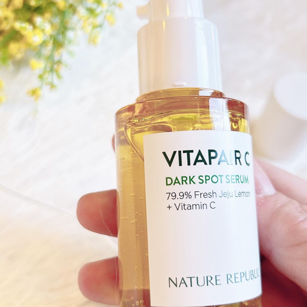 ビタペアC ダークスポットセラム/ネイチャーリパブリック/美容液を使ったクチコミ（2枚目）