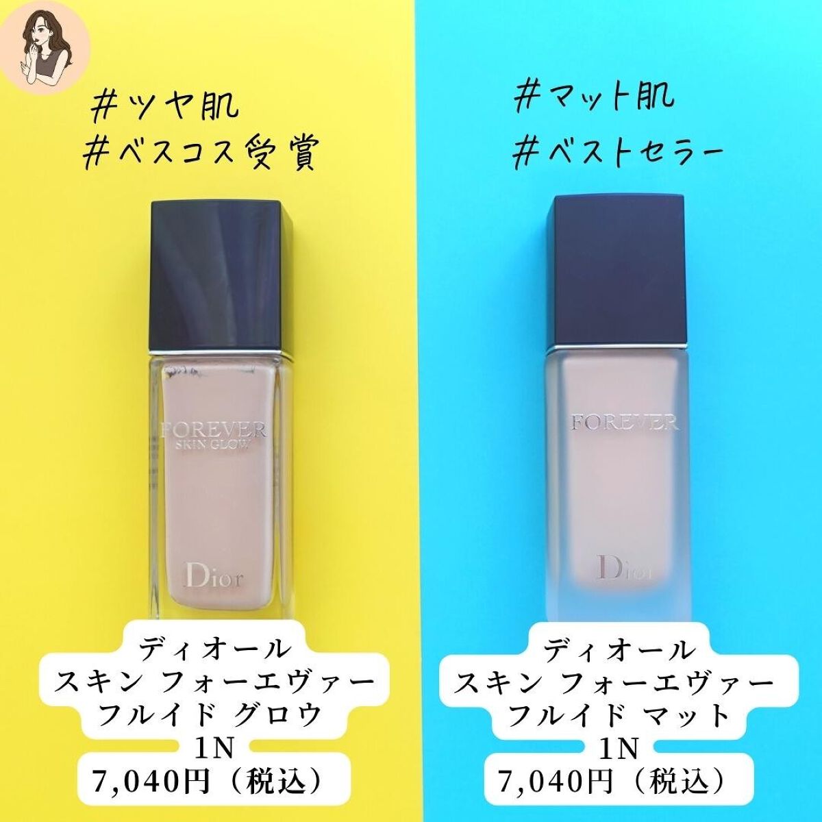Diorのリキッドファンデーション ディオールスキン Diorのリキッドファンデーション ディオールスキン
