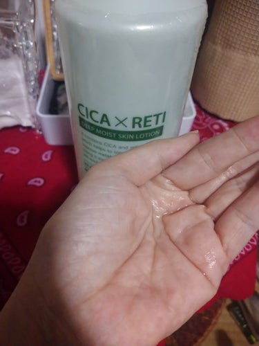 CICA×RETI ディープモイストスキンローション/Make.iN/化粧水を使ったクチコミ（3枚目）