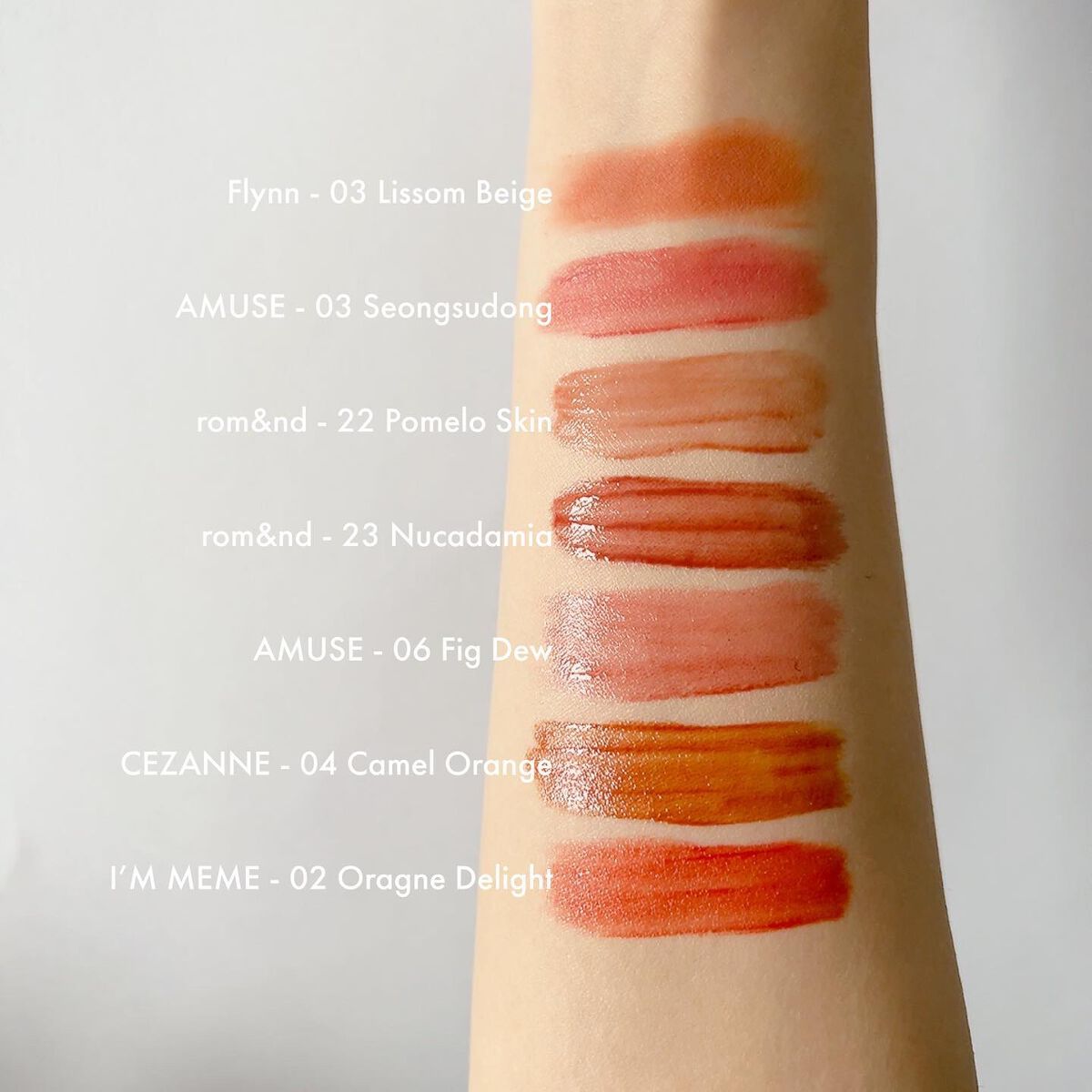 カラーキーリングウォータージェルティント #02 Orange Delight/i’m meme/リップティントを使ったクチコミ（3枚目）