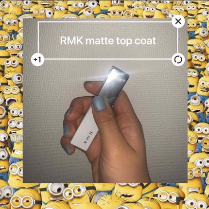 マットトップコート/RMK/ネイルトップコートを使ったクチコミ(1枚目)