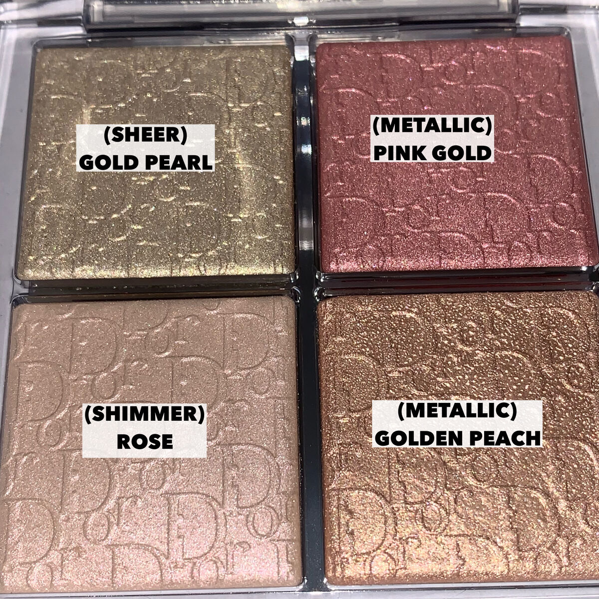 【旧】ディオール バックステージ フェイス グロウ パレット/Dior/ハイライトを使ったクチコミ（3枚目）