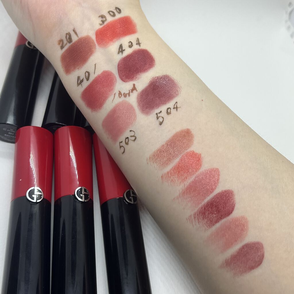 リップ パワー #504 フラー/ジョルジオ アルマーニ ビューティ/口紅を使ったクチコミ（3枚目）