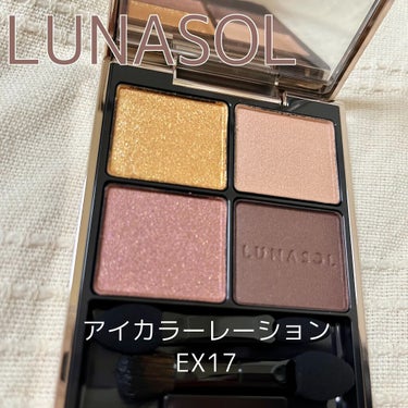 アイカラーレーション EX17 Luxe（限定発売）/LUNASOL/アイシャドウパレットを使ったクチコミ（1枚目）