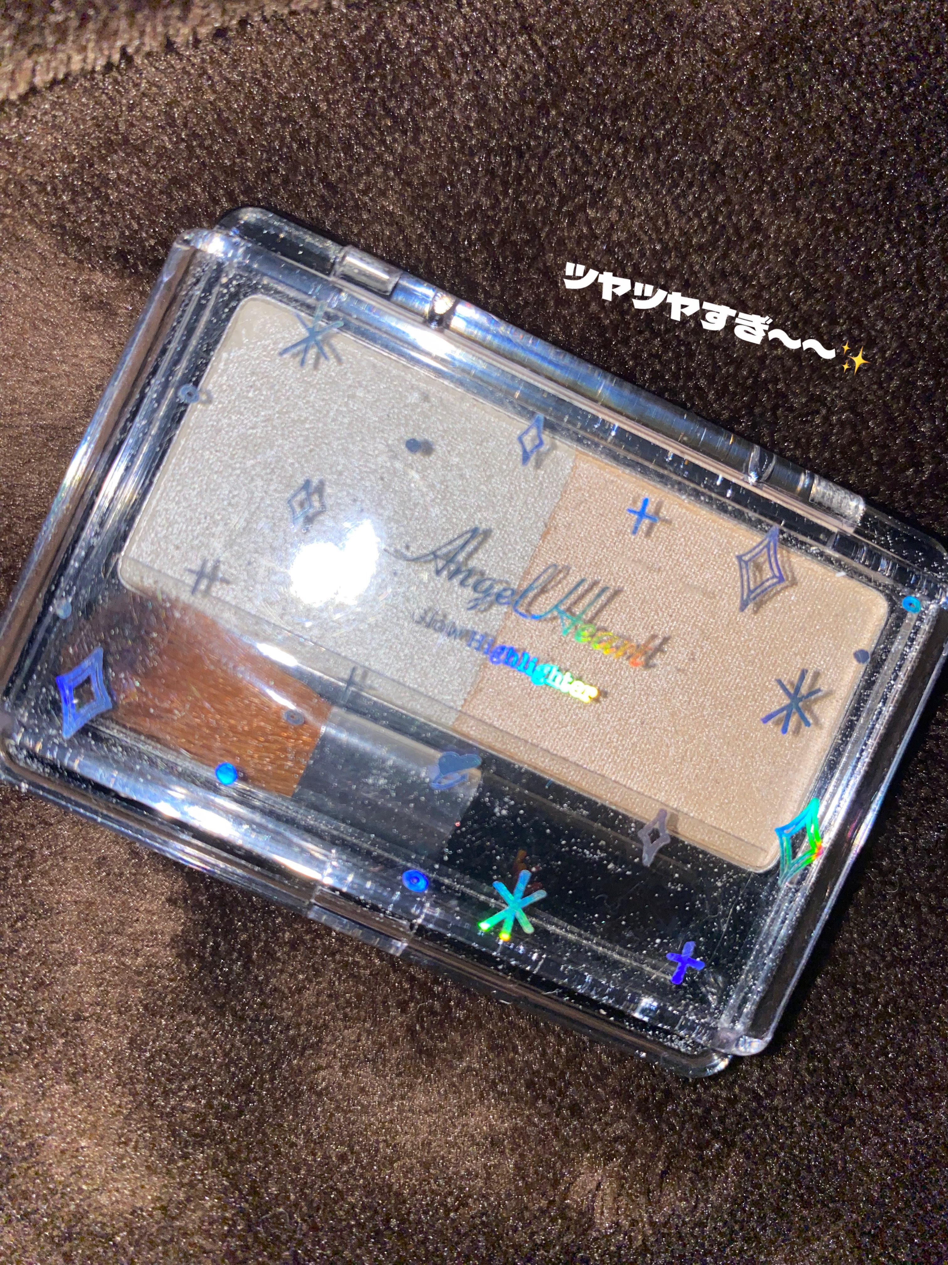 グロウハイライター/エンジェルハート/パウダーハイライトを使ったクチコミ（1枚目）