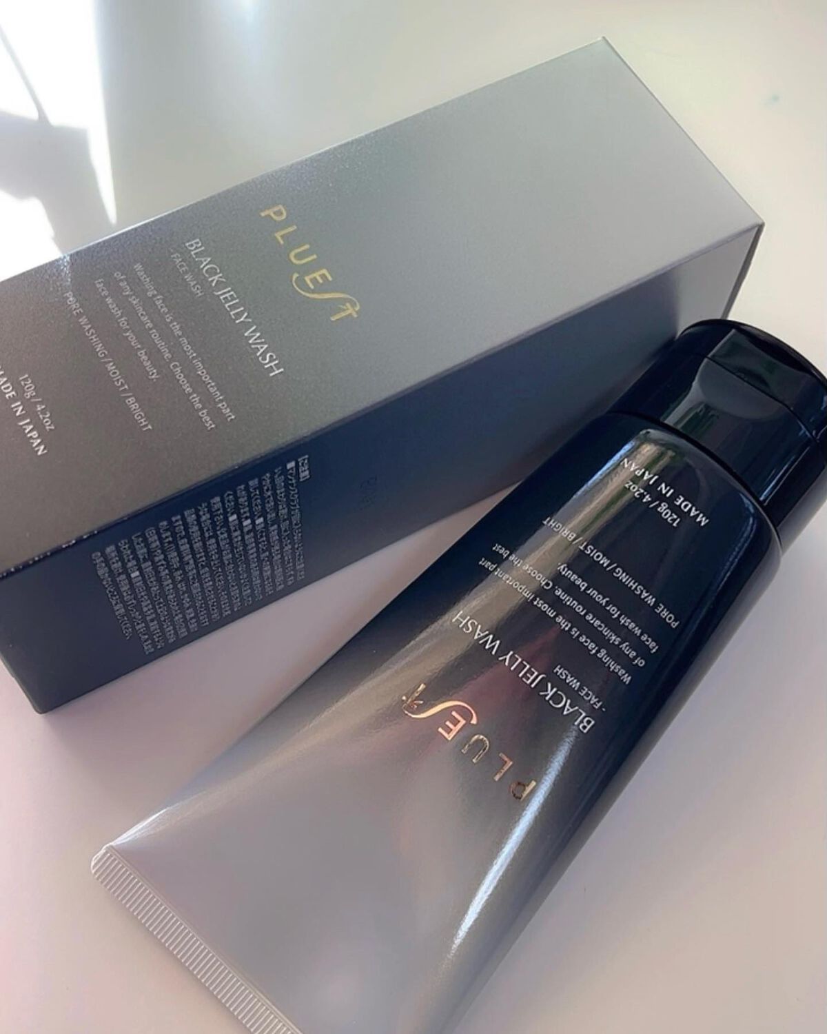 BLACK JELLY WASH（ブラックジェリーウォッシュ）/PLUEST/その他洗顔料を使ったクチコミ（1枚目）