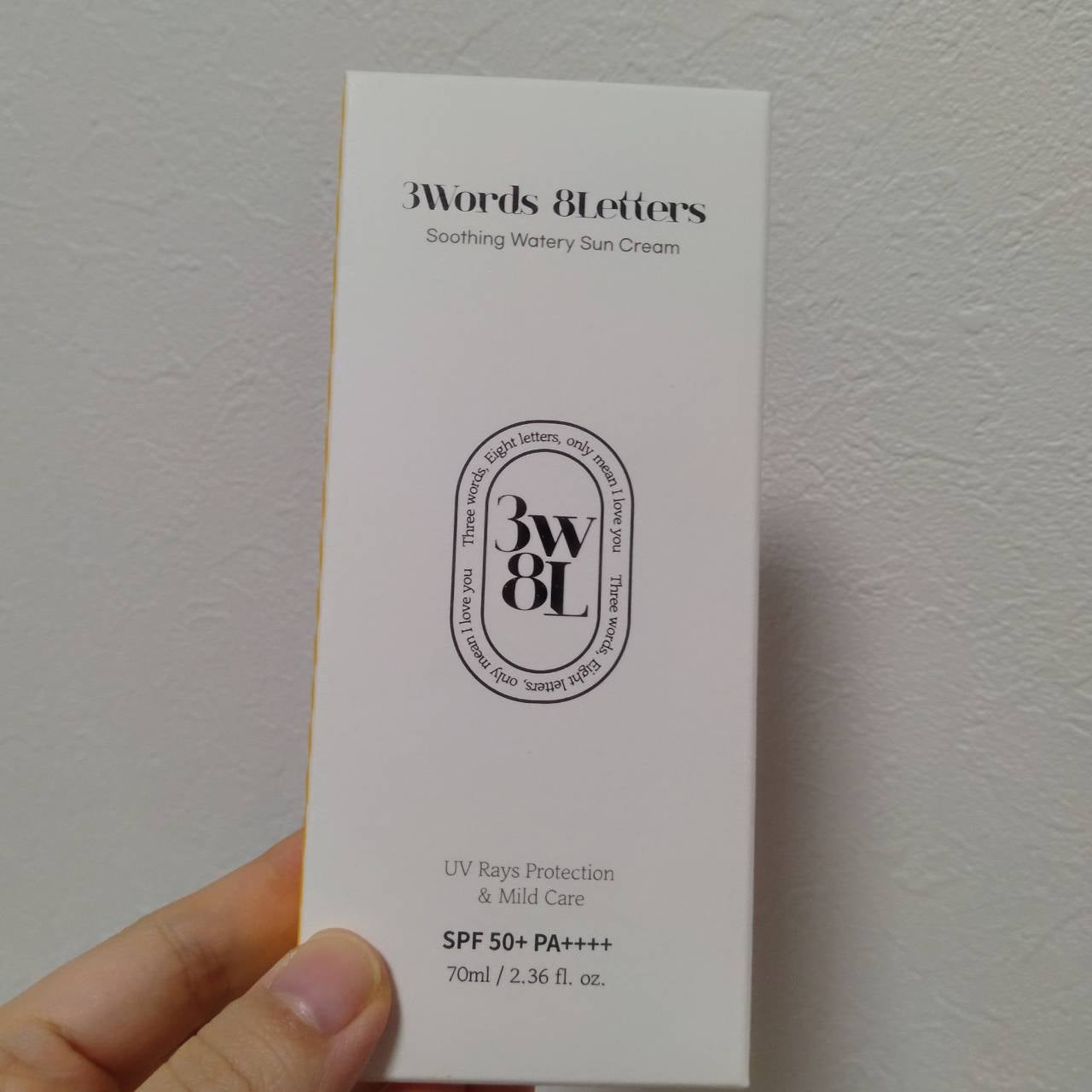 スーディングウォータリー日焼け止め/3Words 8Letters/日焼け止めクリームを使ったクチコミ(3枚目)