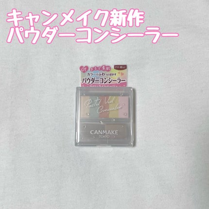 パステルヴェールコンシーラー/キャンメイク/パレットコンシーラーを使ったクチコミ(1枚目)
