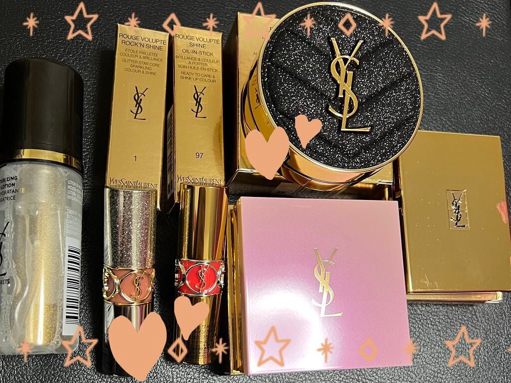 ルージュ ヴォリュプテ シャイン/YVES SAINT LAURENT BEAUTE/口紅を使ったクチコミ(1枚目)