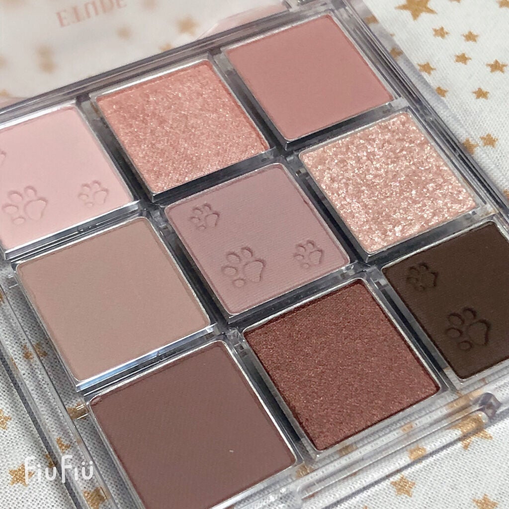 マイフェイブムードアイパレット 9カラー/HOLIKA HOLIKA/アイシャドウパレットを使ったクチコミ(4枚目)