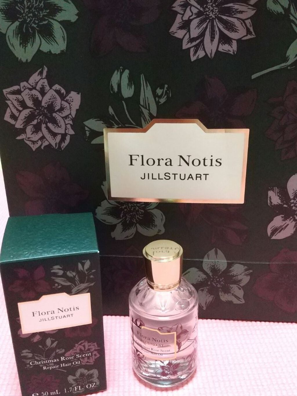 クリスマスローズ リペアヘアオイル/Flora Notis JILL STUART/ヘアオイルを使ったクチコミ(1枚目)