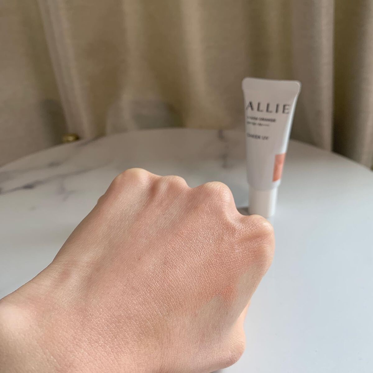 クロノビューティ カラーオンUV/アリィー/日焼け止めクリームを使ったクチコミ(4枚目)