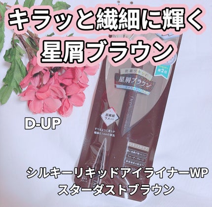 シルキーリキッドアイライナーWP/D-UP/リキッドアイライナーを使ったクチコミ(1枚目)