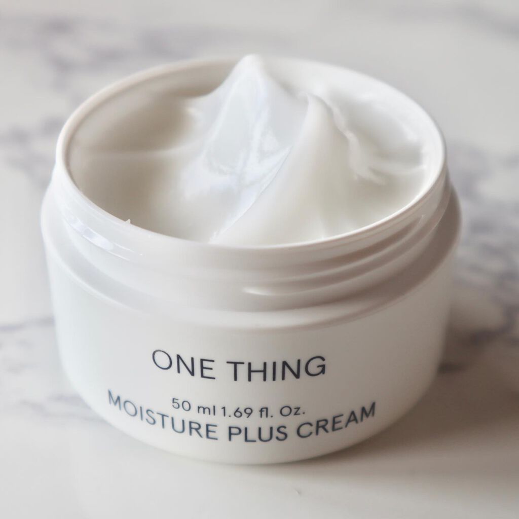 モイスチャープラスクリーム/ONE THING/フェイスクリームを使ったクチコミ(3枚目)