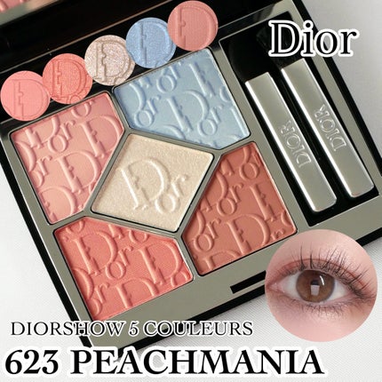 Dior 623 ピーチマニア 限定アイシャドウ】ディオールショウ サンク クルール