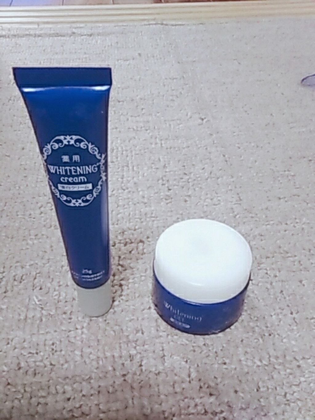 薬用美白 クリーム/DAISO/フェイスクリームを使ったクチコミ（2枚目）