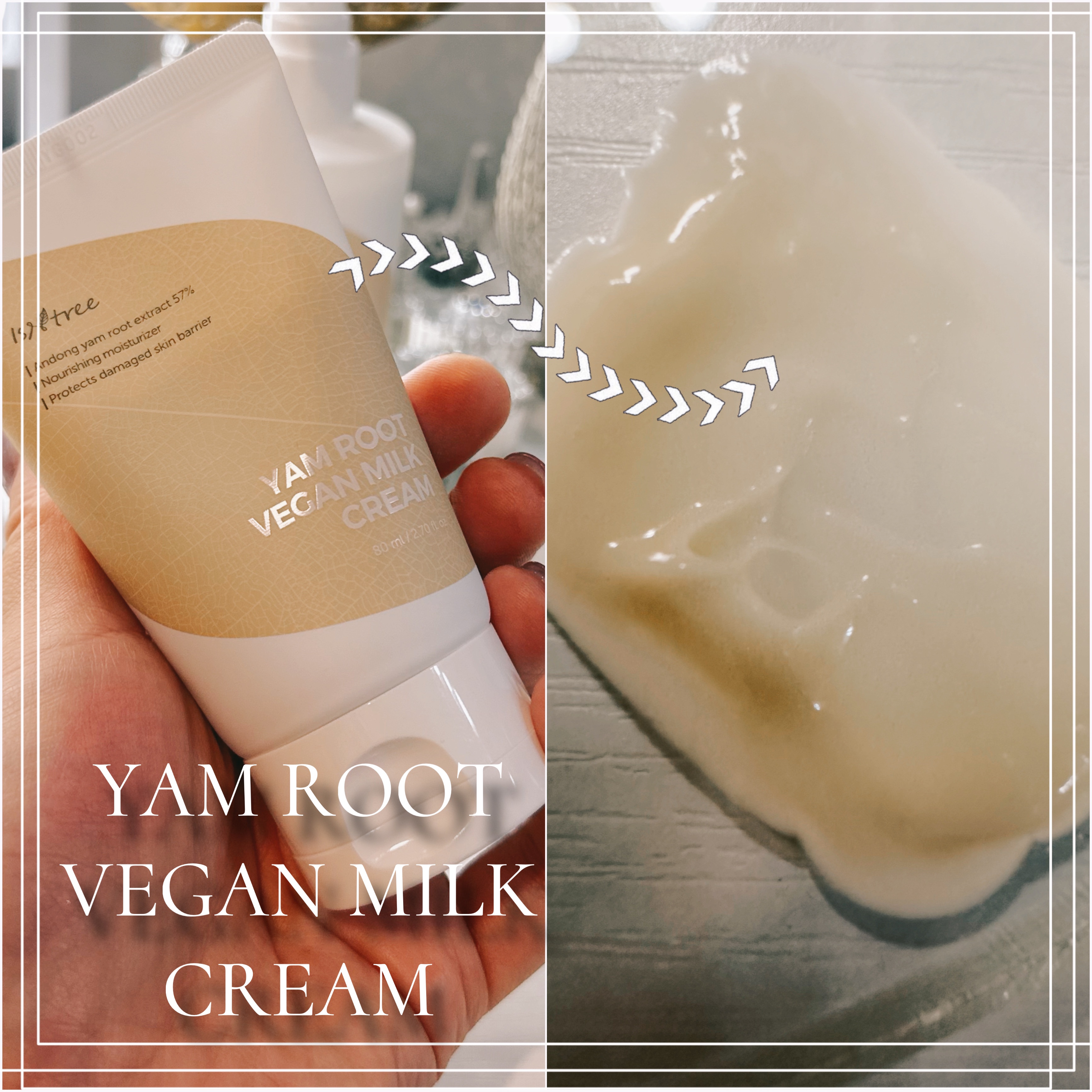 Yam Rootビーガンヴィーガンミルクトナー/Isntree/化粧水を使ったクチコミ（3枚目）