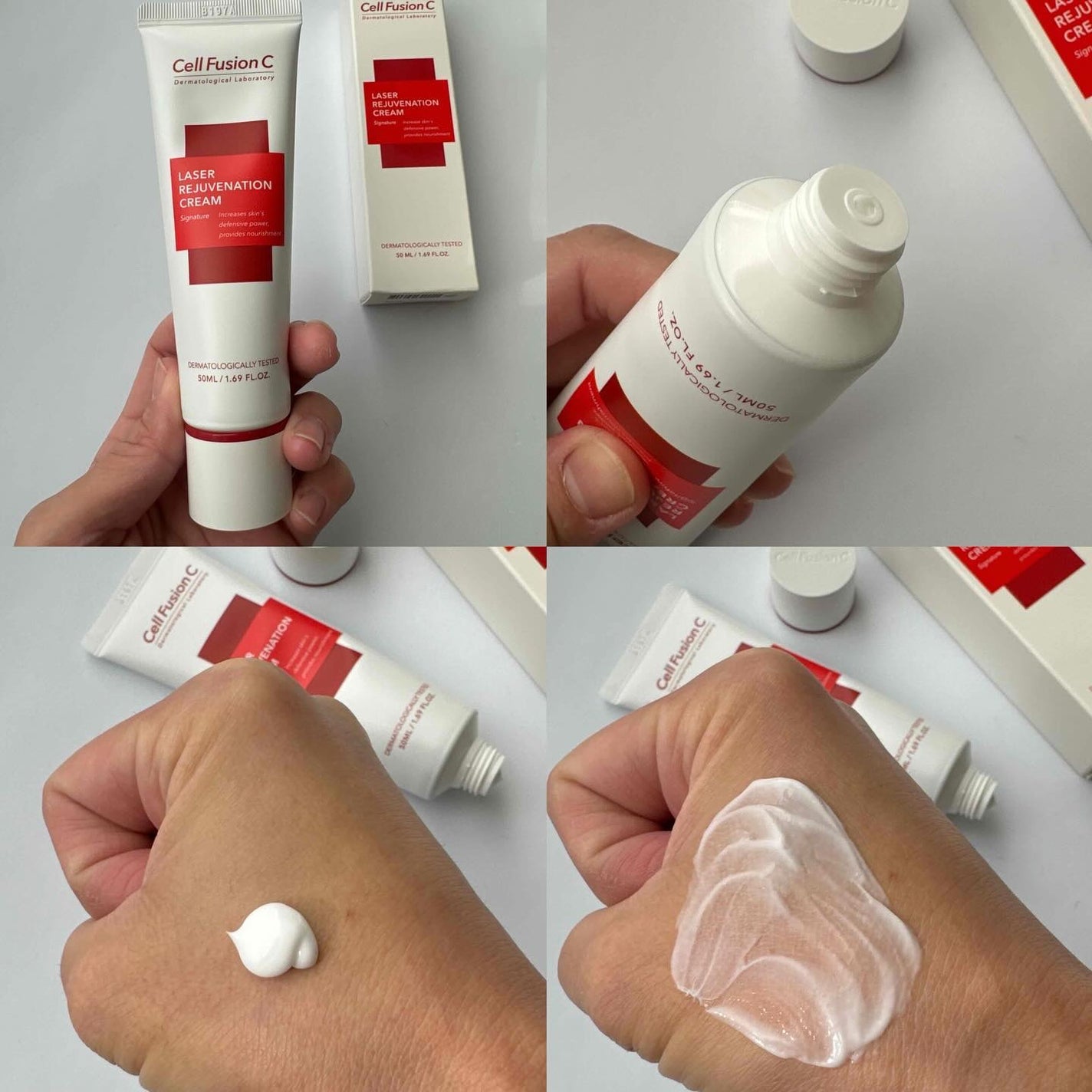 LASER REJUVENATION CREAM/Cell Fusion C(セルフュージョンシー)/フェイスクリームを使ったクチコミ(3枚目)