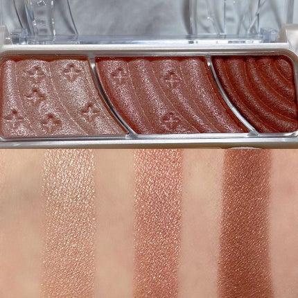 トーンアップアイシャドウ/CEZANNE/アイシャドウパレットを使ったクチコミ(2枚目)