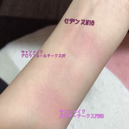 ナチュラル チークN/CEZANNE/パウダーチークを使ったクチコミ(2枚目)