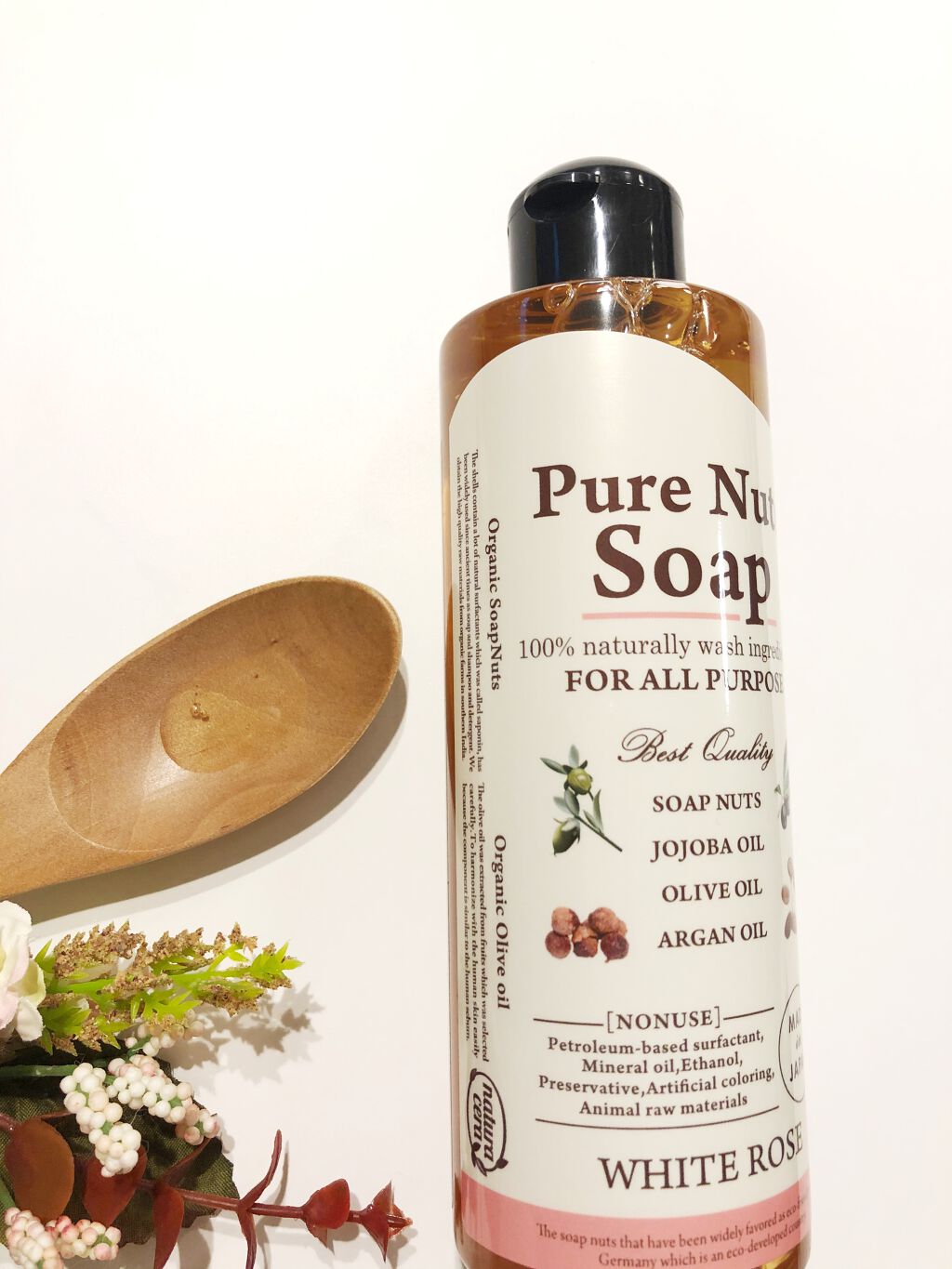 ピュアナッツソープ ホワイトローズの香り/ナチュラセラ/洗顔フォームを使ったクチコミ（3枚目）