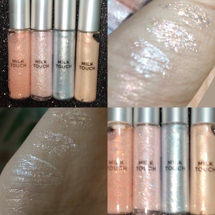 フェアリージュエルアイグリッター/Milk Touch/グリッターを使ったクチコミ(1枚目)