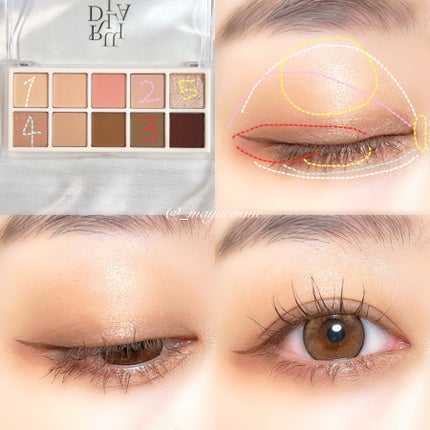 マルチユースシャドウパレット/RULIDIA/アイシャドウパレットを使ったクチコミ(4枚目)