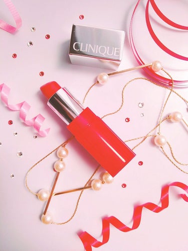 CLINIQUE クリニーク ポップ シアーのクチコミ「✨CLINIQUE　ポップシアー　03ファイアーボールポップ　税込 ¥3,456✨

別名「色.....」（1枚目）