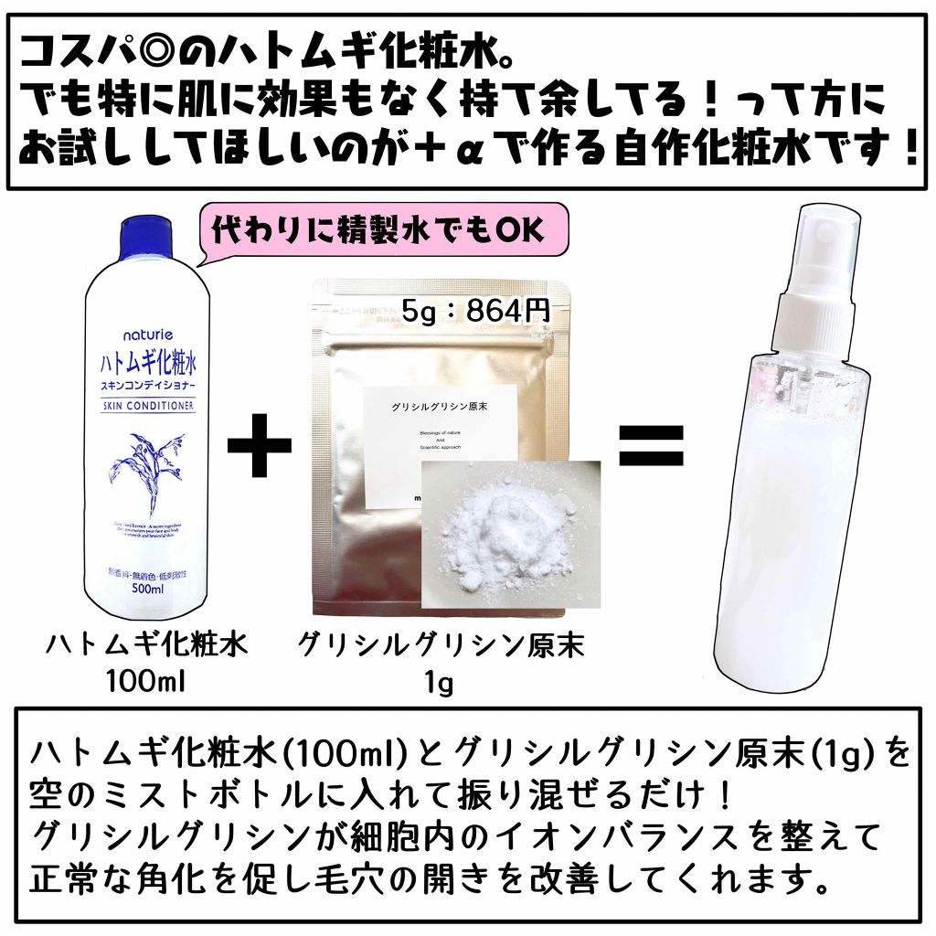 グリシルグリシン原末/マンデイムーン/その他スキンケアを使ったクチコミ（2枚目）