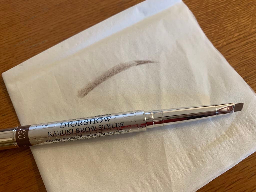 【旧】ディオールショウ カブキ ブロウ スタイラー ウォータープルーフ/Dior/アイブロウペンシルを使ったクチコミ(1枚目)