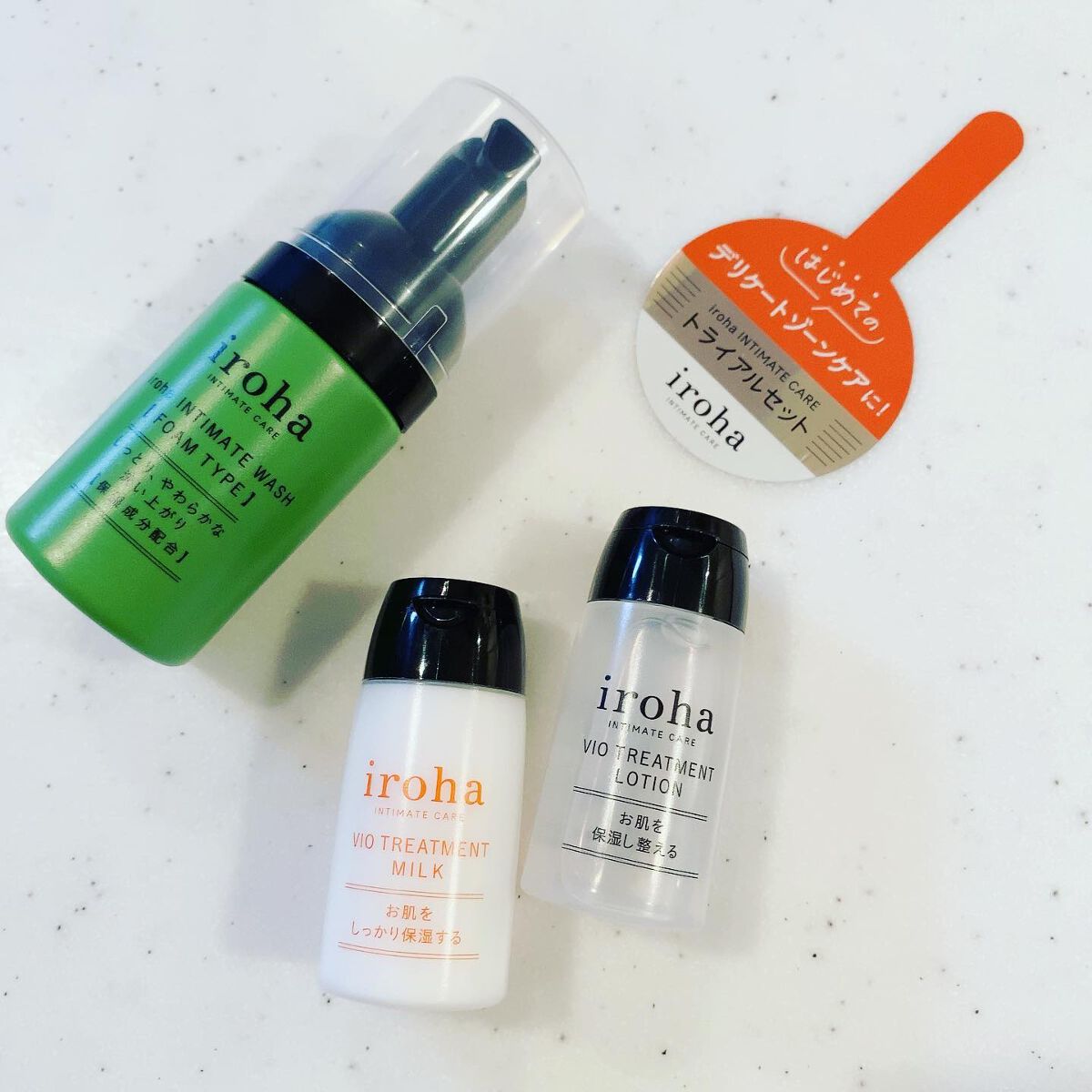 イロハ インティメート ケアトライアル セット/iroha INTIMATE CARE/デリケートゾーンケアを使ったクチコミ（3枚目）
