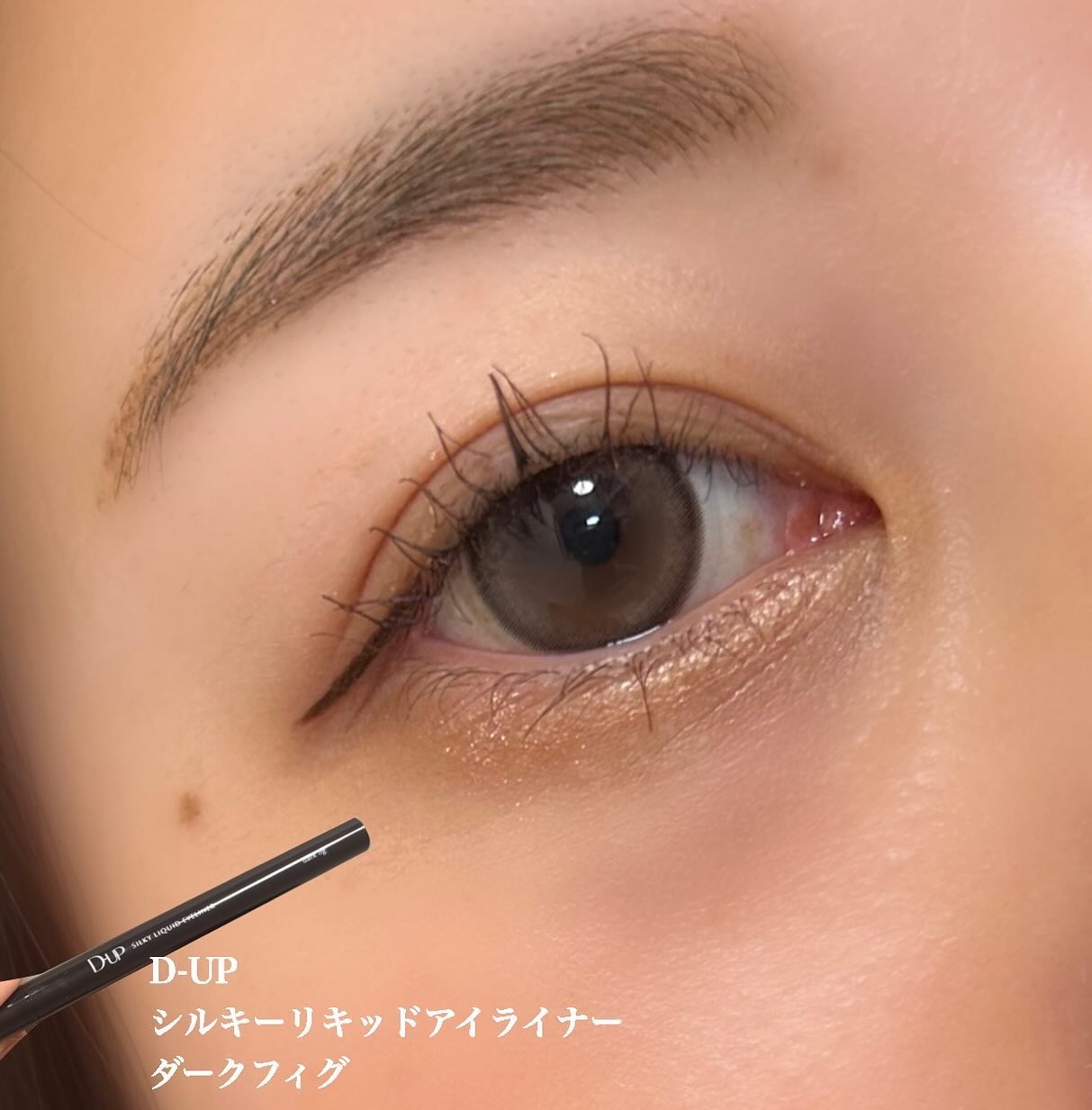 シルキーリキッドアイライナーWP/D-UP/リキッドアイライナーを使ったクチコミ（1枚目）