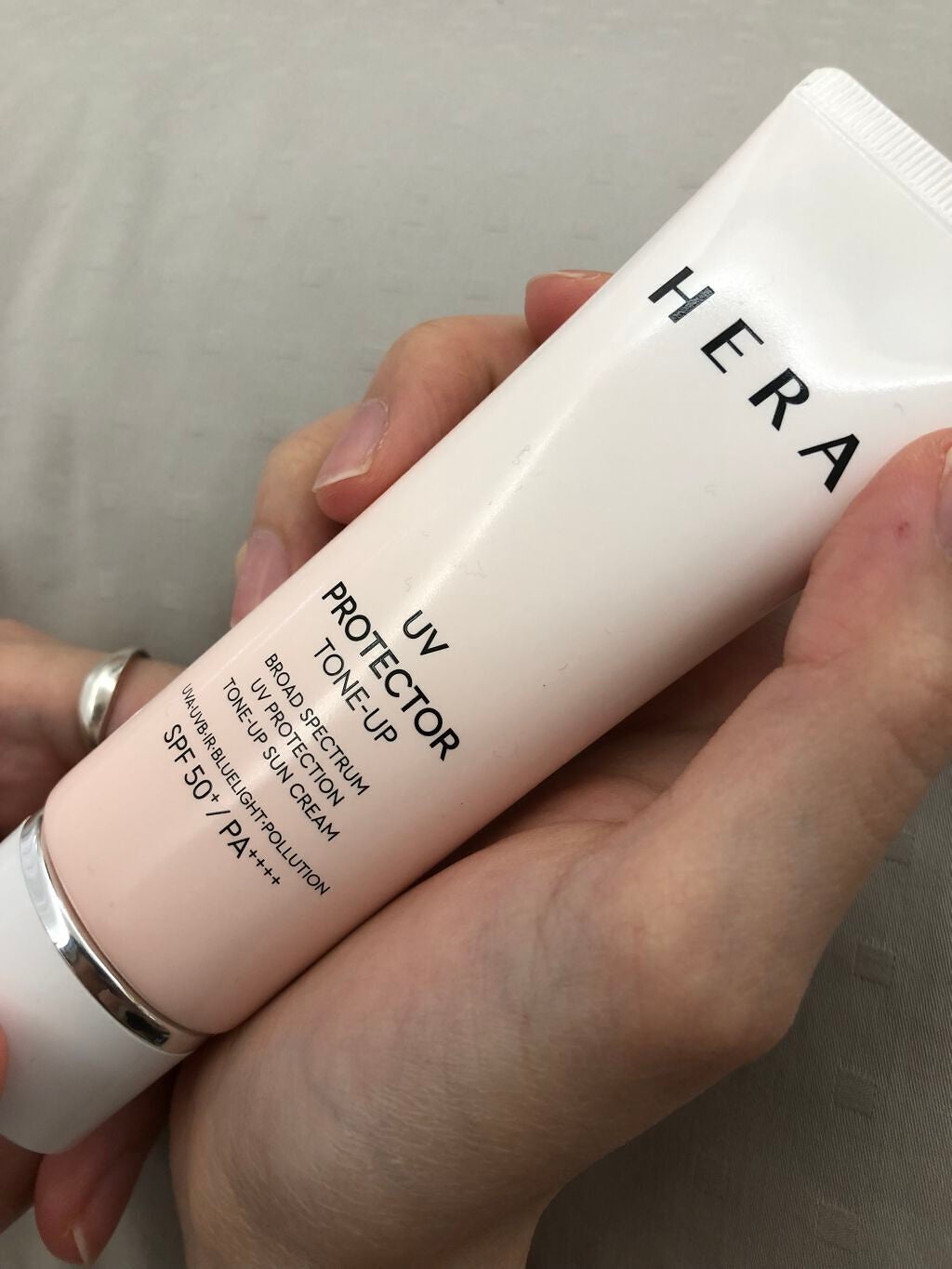 UVプロテクター トーンアップ/HERA/日焼け止めクリームを使ったクチコミ(1枚目)