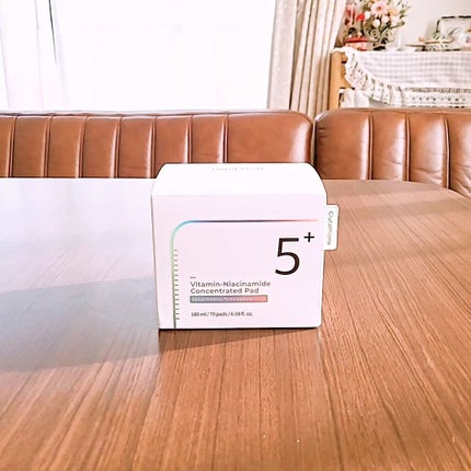 5番 白玉グルタチオンCフィルムパッド/numbuzin/トナーパッドを使ったクチコミ(1枚目)