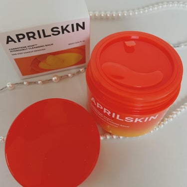 APRILSKIN カロテンIPMP(TM) とろけるクレンジングバーム のクチコミ「⁑
*･゜ﾟ･*:.｡..:*･'･*:..:*･゜ﾟ･*
APRILSKIN
カロテンIPM.....」（2枚目）