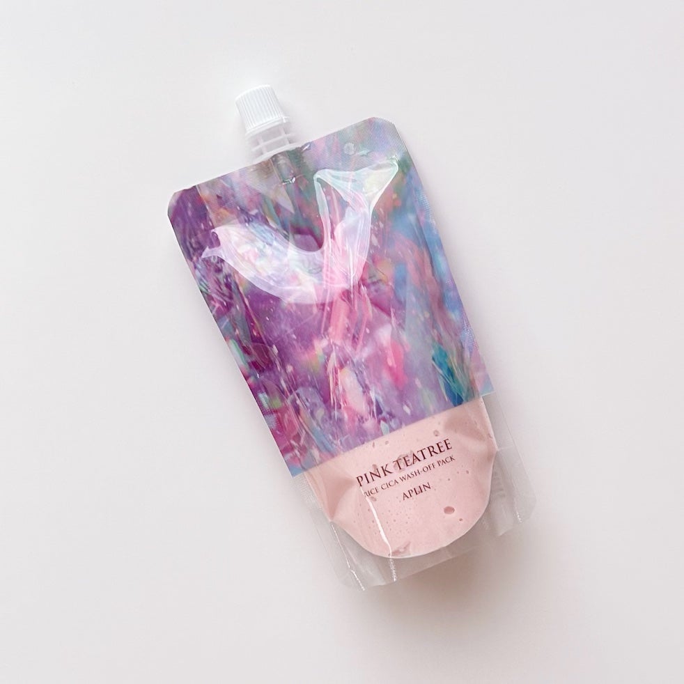 ピンクティーツリーライスシカウォッシュオフパック/APLIN/洗い流すパック・マスクを使ったクチコミ(1枚目)