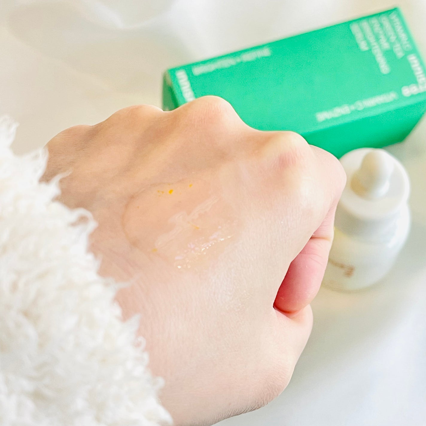 ビタC グリーンティーエンザイム ブライト セラム/innisfree/美容液を使ったクチコミ(4枚目)