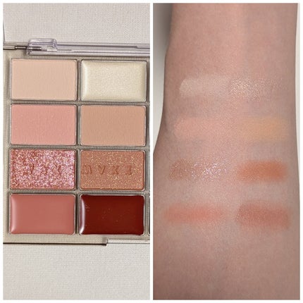 ソフトブラーリングアイパレット/wakemake/アイシャドウパレットを使ったクチコミ(3枚目)