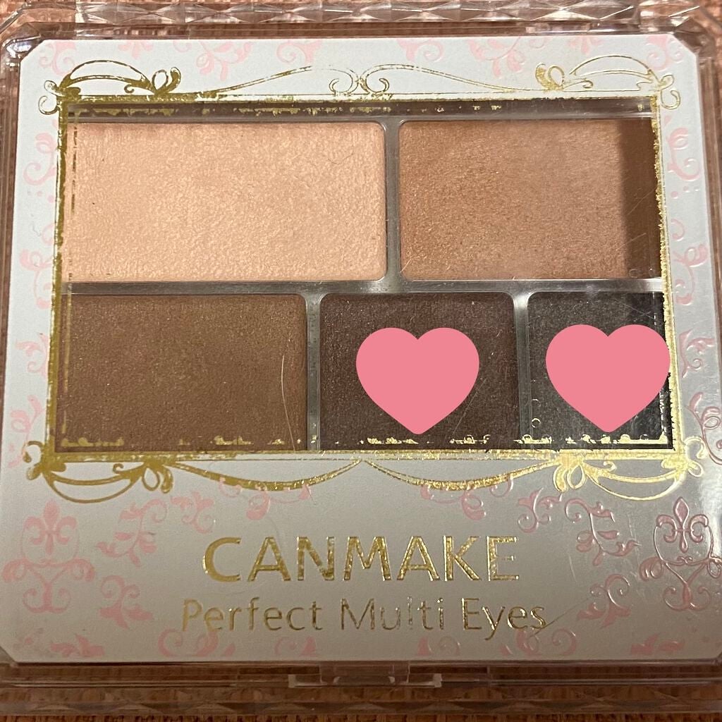 パーフェクトマルチアイズ/キャンメイク/アイシャドウパレットを使ったクチコミ(4枚目)