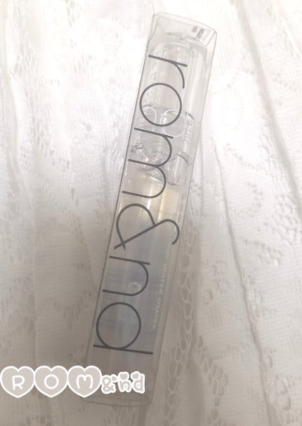 グラスティングウォーターグロス/rom&nd/リップグロスを使ったクチコミ(1枚目)