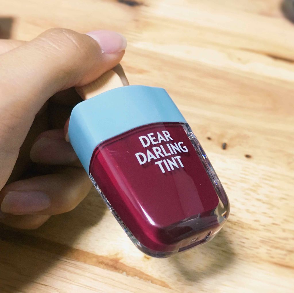 ディアダーリン ウォータージェルティント (アイスティント)/ETUDE/口紅を使ったクチコミ(2枚目)